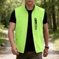 thumbnail image 3 of WRFWUL Mens Lightweight Zip Up Vest Stand Collar Sleeveless Outdoor Work Utility Jacket Casual Summer Fishing Hiking Outfits with Multi Pockets, 3 of 7