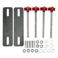 thumbnail image 2 of Traction Board Mounting Brackets Kit, Traction Board Mounting Kit Steel Wearproof Adjustable Universal  For Off Road Vehicles Red, 2 of 8