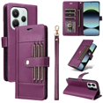 thumbnail image 1 of FOXDOCK Wallet Case for Xiaomi Redmi Note 14 5G – PU Leather Flip Cover with Multi Card Slots, Cash Pocket & Wrist Strap, 1 of 7