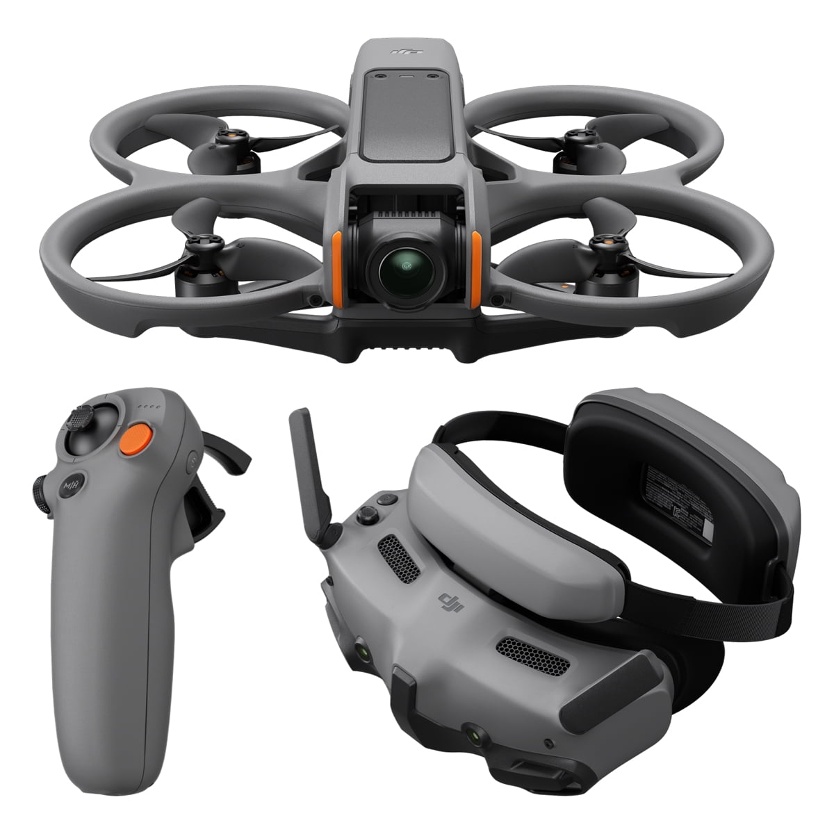 DJI Avata 2 Fly More Combo (1 Battery), FPV Drone, Bundle with 128GB Memory Card, Landing Pad and Cleaning Cloth