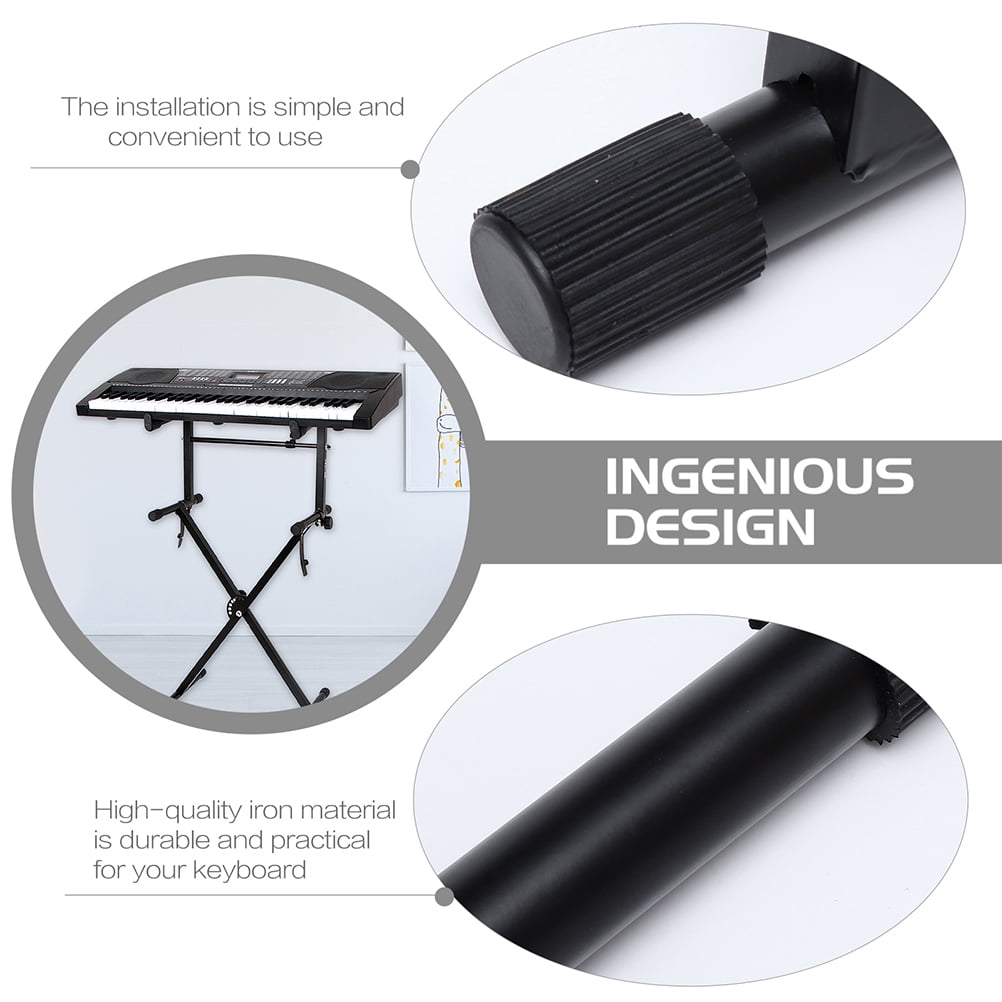 HEMOTON  2 Sets Heightened Piano Stand Keyboard Comfortable