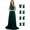 Evergreen, variant on Belles Design Womens Infinity Bridesmaid Evening Transformer Maxi Dress Regular and Plus Size
