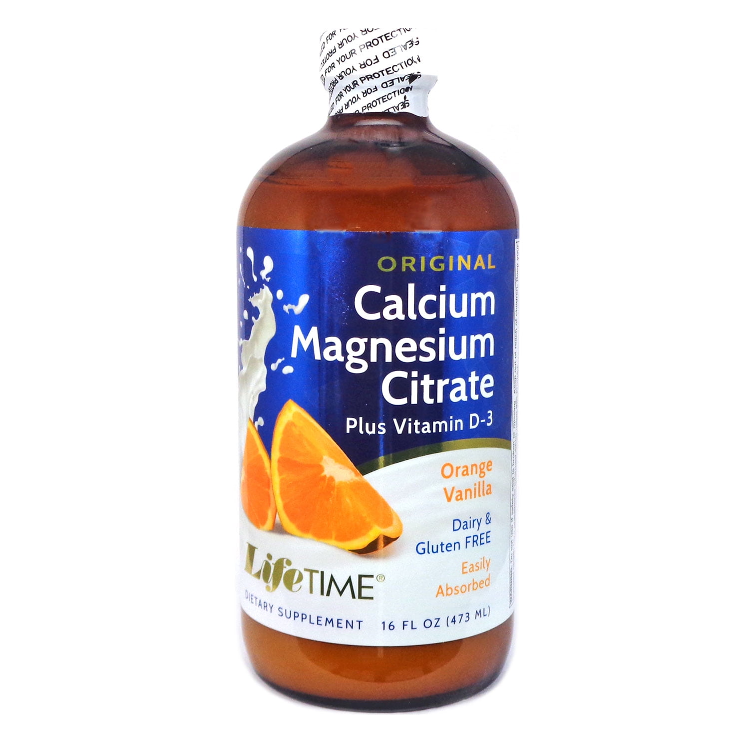 LifeTime Cal Mag Citrate Phosphorus Free Liquid Orange Vanilla (Btl