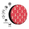 thumbnail image 4 of Salouo Labrador Retriever Dog Print Spare Tire Cover 14-17 inch Spare Tire Protector Universal Tough Tire Wheel Cover for Trailer SUV and Truck-16 inch, 4 of 6