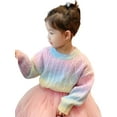 thumbnail image 4 of Qiylii Kids Sweater, Long Sleeve O-Neck Knitwear/ Cardigan,Colorful, 4 of 9