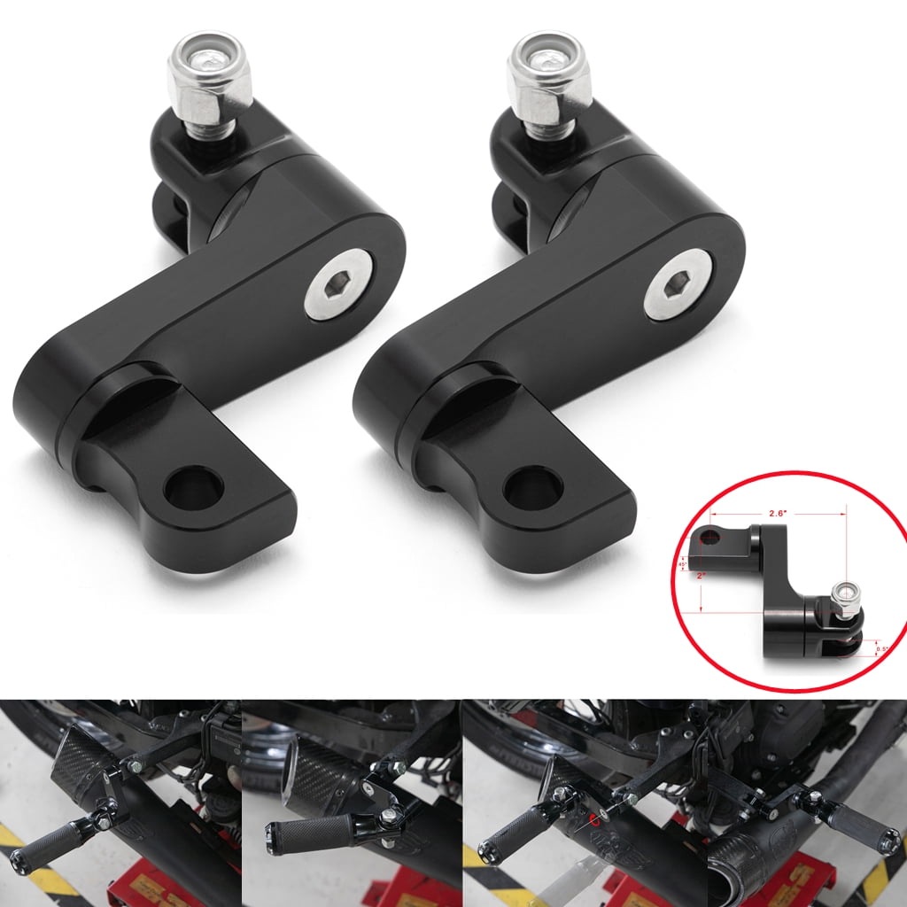 Male Mount Foot Peg Extensions Bracket for Harley Sportster Softail