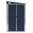 thumbnail image 3 of vidaXL Storage Shed Wall-mounted Garden Shed for Backyard Galvanized Steel, 3 of 86