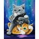 thumbnail image 2 of Cuadros Decorativos Kit de pintura al óleo de gatos apilables por números, imagen de dibujo DIY para adultos, decoración del hogar Ndcxsfigh Nuevos Originales, 2 of 8