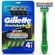 thumbnail image 1 of Rastrillo Gillette Prestobarba3 Sport con 3 Hojas para Rasurar al Ras, 4 Uds, 1 of 5