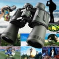 thumbnail image 1 of Ganfancp Gafas de Viaje de Visión Nocturna de Alta Definición y Baja Luminosidad Blade 20X50 Ofertas Del Día Liquidación 1 X Prismáticos 1 X Paño de Limpieza 1 Bolsa para Prismáticos 1 X Cuerda de Su, 1 of 7