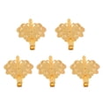 thumbnail image 2 of 5 Pinzas para el pelo con forma de flor de mariposa Vintage Hugo A Buttefly Oro, 2 of 8