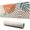 Orange Boho Geometric, variant on Long Mouse Pads for Desk,Colorful Geometric Chevron Pattern Desk Mats on Top Of Desks, Desk Mouse Pad Extra Large with 3mm Non-Slip Base and Stitched Edge for Gaming,Office,Work,Home 31.5"x11.8"