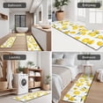 thumbnail image 5 of Yellow Lemon Fruit Flowers White Pattern Kitchen Rugs Sets Of 3,Kitchen Runner Rugs Non Skid Washable,Decorative Kitchen Floor Mats for Kitchen,Sink,Laundry,17"x30"+ 17"x47" + 17"x59", 5 of 6