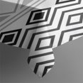 thumbnail image 3 of Boho Black and White Geometric Ethnic Pattern Rectangle Tablecloth 60"x84",Waterproof Polyester Rectangle Table Cloth, Wipeable Spillproof Polyester Tablecloth for Dining, Camping, Indoor and Outdoor, 3 of 5