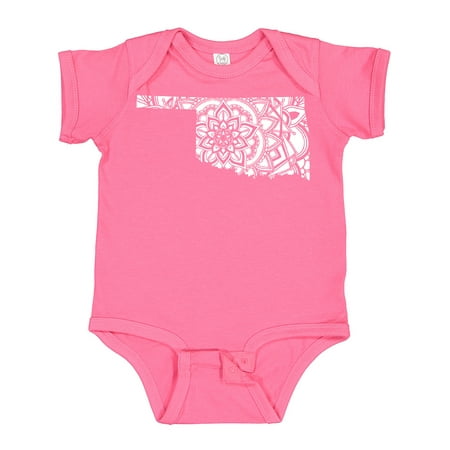 

Inktastic Oklahoma Silhouette Mandala Gift Baby Boy or Baby Girl Bodysuit