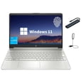 thumbnail image 1 of Restored HP 15 Laptop for Business & Student, 15.6" FHD Display, Intel Core i3-1215U up to 4.40GHz, 8GB RAM, 256GB NVMe SSD, Fingerprint Reader, Windows 11 Home, Silver with Mazepoly Accessori, 1 of 6