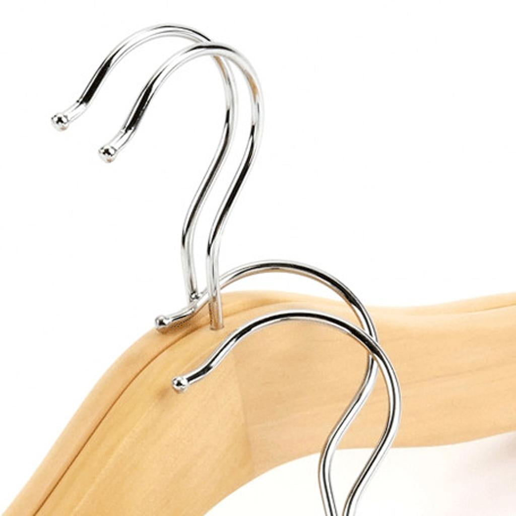 Wooden Coat Hangers Children Natural Infant Clothes Hangers Set of 3