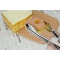 thumbnail image 5 of LAICAIW Mini Stainless Steel Serving Tongs Small Tongs for Serving Food Cooking Salad Grilling (7-Inch 3 Pieces), 5 of 5
