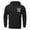Black, variant on Graphic Hoodies for Men Casual Hooded Sweater Printed Coat Sweatshirt