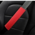 thumbnail image 2 of Suitable For Mercedes-benz Seat Belt Shoulder Cover Suede Glc/glb/gla/amg/c Class Safety Belt Cover (a Pair,red) [XH], 2 of 5