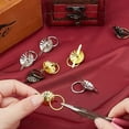 thumbnail image 3 of 100Pcs 5 Colors Metal Brad Fasteners with Pull Rings Mini Brad Paper Fasteners DIY Crafts Decoration Accessories for Drawer DIY, 3 of 7