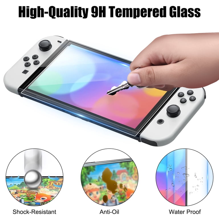 EEEkit Screen Protector for Nintendo Switch OLED 2021, 9H Hardness