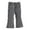 B, variant on lnmuld Girls Vintage Leopard Print Micro Flare Leg Pants Elastic High Waist Soft Knit Slim Bootcut Casual Layering Trousers Color:B,Size:3-6 Months