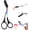 Black, variant on Eyebrow Trimmer Scissor for Women Men, 2026 New 2 in 1 Professional Eyebrow Scissors with Comb, Eyebrow Cutter Hair Removal Eyebrow Scissors Makeup Tool (Black)
