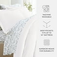 thumbnail image 4 of Noble Linens 8 Piece Solid Duvet Bundle in White, Full, 4 of 5