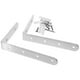 thumbnail image 2 of 2 anclajes de pared para muebles, soportes para estanterías y armarios, para a prueba de bebés, soportes angulares., 2 of 6