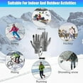 thumbnail image 5 of LIORAGLJ Heated Gloves for Men Women Mittens Touchscreen Waterproof USB Winter Gloves for Driving Cycling Hunting Hiking Warmth Protection, 5 of 8