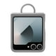 thumbnail image 4 of Funda de silicona con anilla para Samsung Galaxy Z Flip6, color gris, 4 of 7