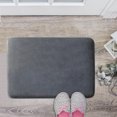 thumbnail image 2 of Coral Velvet Solid Color Floor Mat-bathroom Living Room Entrance Water Absorbing And Non Slip Mat- Bedroom Floor Mat-carpet, 2 of 5