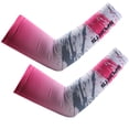thumbnail image 2 of QTBIUQ Manchons de Compression Protection UV pour Hommes et Femmes Été Protection Solaire Rose,TTG, 2 of 3