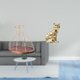 thumbnail image 2 of Elegante Soporte Multiusos Para Corchos De Vino Y Estatua De Gato, Figura Decorativa, Regalo único, Práctico Adorno Artesanal Para Cocina Y Chimenea., 2 of 8