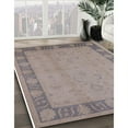 thumbnail image 3 of Ahgly Company Machine Washable Indoor Rectangle Industrial Modern Rose Dust Purple Area Rugs, 2' x 5', 3 of 7