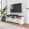 thumbnail image 5 of Pemberly Row Farmhouse Engineered Wood 66" TV Stand in Washed White, 5 of 11