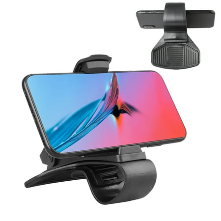 Car Phone Mount, EEEKit Universal Car Dashboard Mount Holder HUD Design Clip Stand Cradle 360° Rotation for iPhone Xs Max XR X Galaxy S10 S9 LG PDA MP4 GPS, 3.5