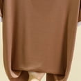 thumbnail image 5 of QSAWXQZ Women's Pajama Top Crew Neck Short Sleeve Stretchy Tee Lightweight Soft Sleepwear Lounge Shirt L, 5 of 5