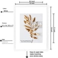 thumbnail image 4 of Marcos de fotos Hogaryo, blancos, 30 x 40 cm, con tapete para 21 x 29,7 cm, 4 of 7
