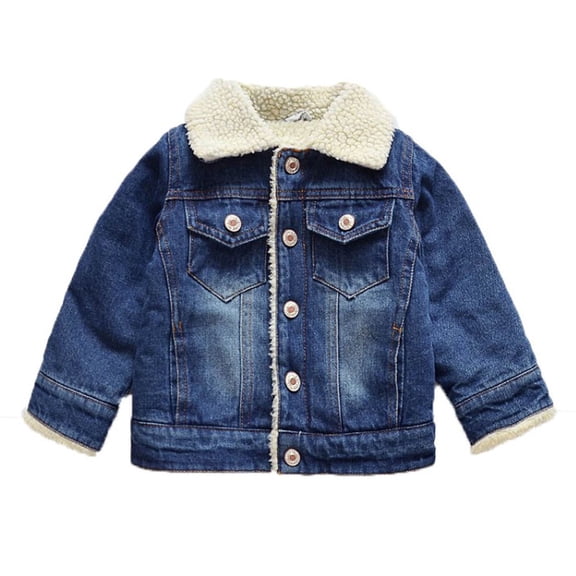 NordicNest Kids Jeans Jacket Outerwear Toddler Baby Coats Leisure Fall Winter Everyday Wear