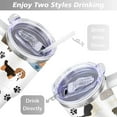 thumbnail image 5 of 40oz Dog Mom Tumbler - Leakproof Travel Coffee Mug with Handle - Cute Puppy Gift for Women Who Love Dogs - Double Wall Stainless, 5 of 7