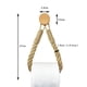 thumbnail image 3 of Soporte de papel higiénico de madera con cuentas, organizador de toallas de papel para pared con cuerda, dispensador de papel higiénico adhesivo sin taladro para almacenamiento de toallas de baño, 3 of 7