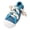 Blue, variant on Interactive Squeaky Dog Chew Toy with Jingle Bell Shoe-Shaped Teething Toy with Thickened Laces for Tug-of-War Small & Medium Breeds(Blue,18x8.5cm)