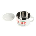 thumbnail image 1 of Cuenco Para Servir, Elegante Prevención De óxido, Cuenco Multifuncional Para Ramen, Aspecto Nostálgico De Cerámica, Acero Inoxidable, Diversión Duradera Para Uso Doméstico, 1 of 7