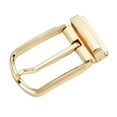 thumbnail image 3 of Milageto Reversible Belt Buckle Alloy Rectangle Pin Buckle for Fathers Day Dress Belt gold, 3 of 8