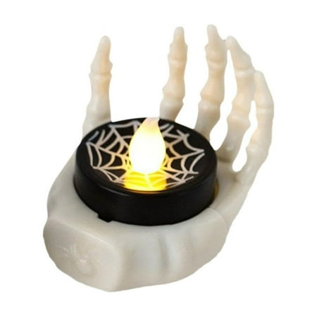 

Clearance! Hmlai (White Hand) Halloween Party Atmosphere Night Light B (Qty: 1*Halloween Night Light) Simulation Halloween Desktop Night Light Ornaments Create A Mysterious Atmosphere Indoor Decor