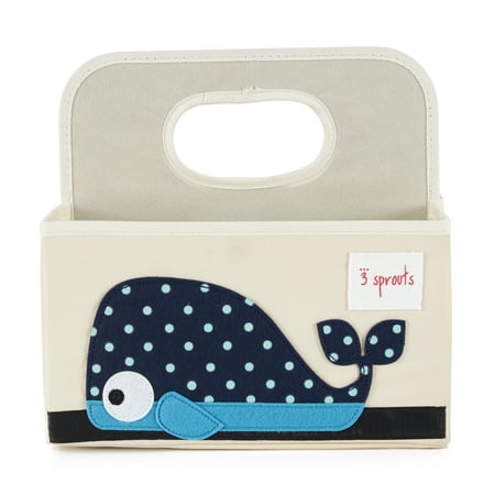 UPC: 0812895000368 | 3 Sprouts Diaper Caddy – Whale