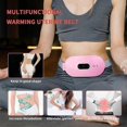 thumbnail image 2 of Menstruation heating pad fast heating abdomen wrapping massager(pink), 2 of 4