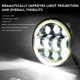 thumbnail image 4 of Faro delantero LED Angel Eye Hi/Lo de 575 pulgadas con DRL para Harley Davidson Ndcxsfigh Accesorios para autos y motos, 4 of 8